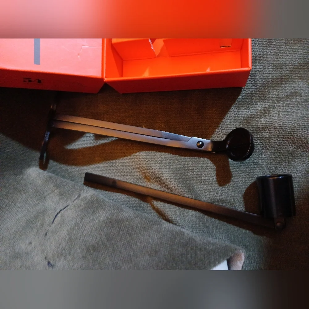 Candle Care Set with Black Tools